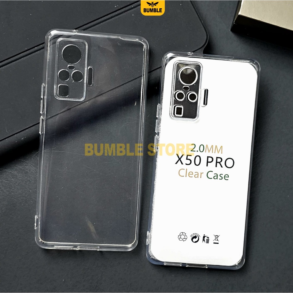 Bumble - Vivo X50 Vivo X50 Pro Vivo X60 Vivo X70 Pro Vivo X80 Vivo X80 Pro Softcase Clear Case Benin