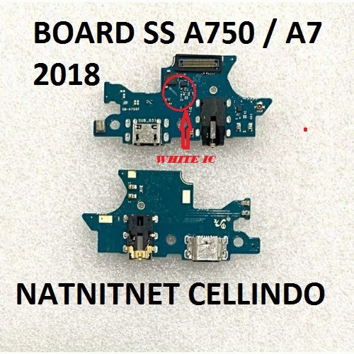 PAPAN CAS + IC / CONEKTOR CAS SAMSUNG A750 /  SAMSUNG A7 2018 ORIGINAL QUALITY