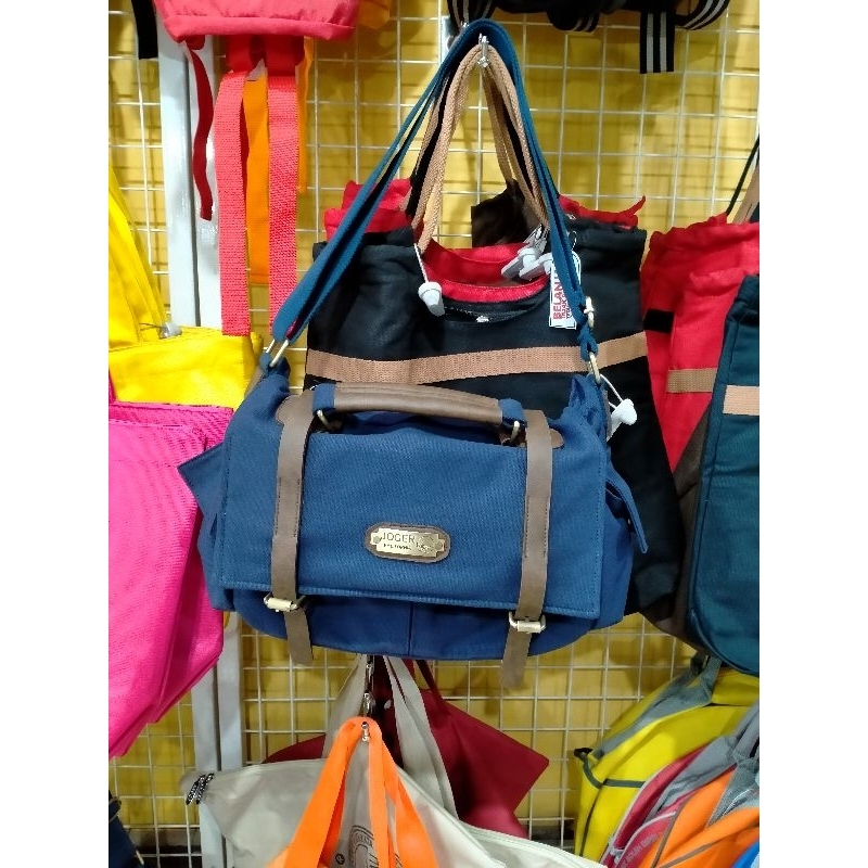 Tas Selempang Joger Bahan Canvas Tebal