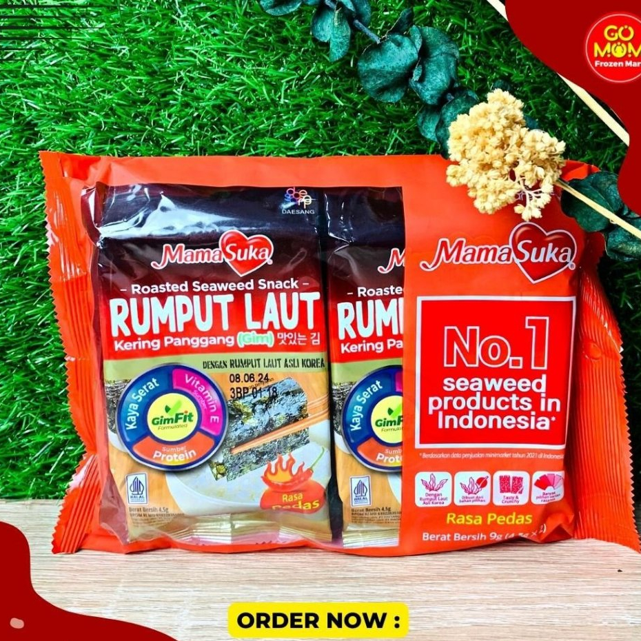 

MAMA SUKA RUMPUT LAUT (GIM) PEDAS 4.5G