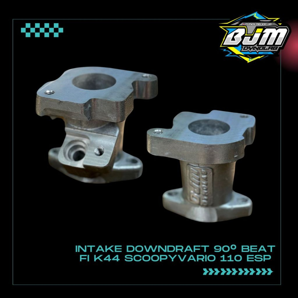 Intake Downdraft V2 90° Beat FI k44 Scoopy 110 ESP