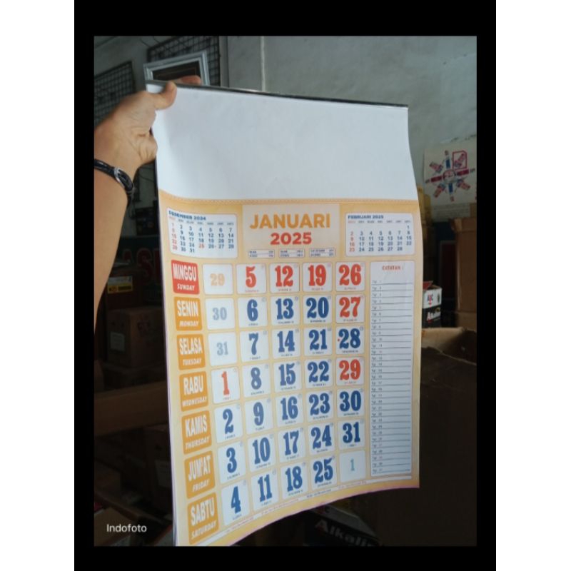 

Kalender kerja tahun 2025/Kalender 2025 (32cm×49cm)