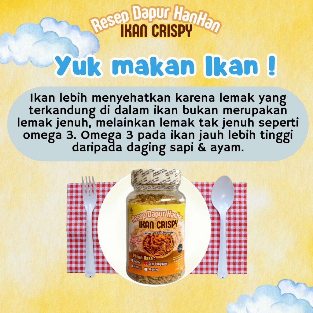 

IKAN CRISPY RESEP DAPUR HANHAN/IKAN CRISPY BABY FISH/IKAN CRISPY SRUWET/IKAN CRISPY NON MSG/IKAN CRISPY MPASI/IKAN CRISPY PEDAS/IKAN CRISPY LAUK ANAK