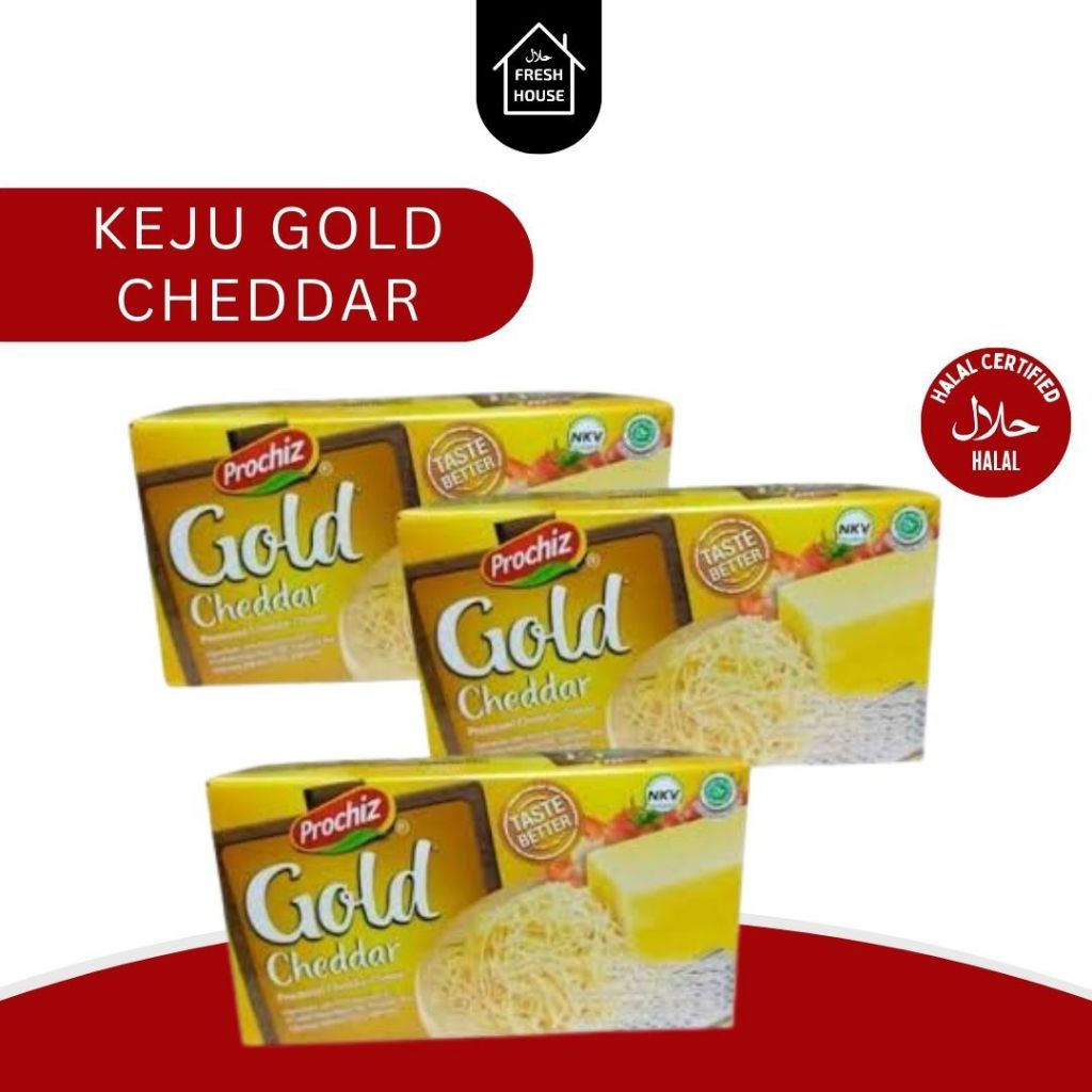 

PROCHIZ GOLD CHEDDAR 160G / KEJU PARUT