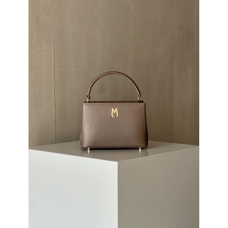 [NETT LGSG CO] Preloved Mooij Alina bag warna Classic Taupe | Genuine Leather | Local Product | Tas 