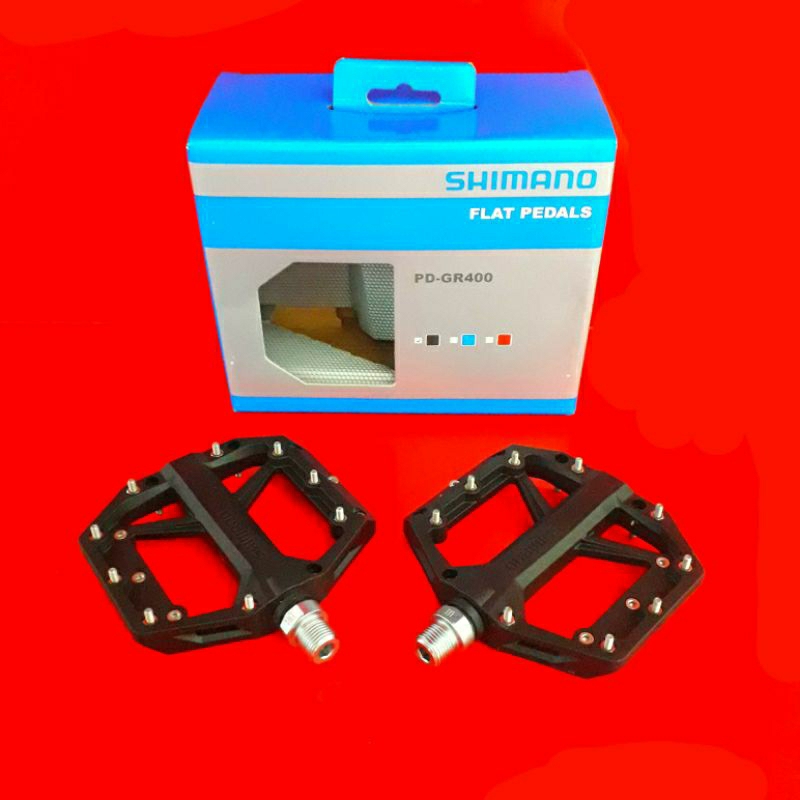 SHIMANO PD-GR400 MTB FLAT PEDAL - PEDAL FLAT SHIMANO - PEDAL MTB