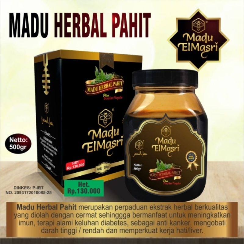 

MADU EL MASRI 500 GRAM | MADU KUALITAS TERBAIK | MADU HITAM | MADU KESEHATAN