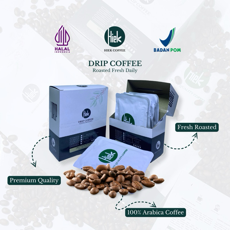 

Hiek Coffee - Specialty Arabica Coffee Drip Bag (6 Drip Bag - 12g/Drip)