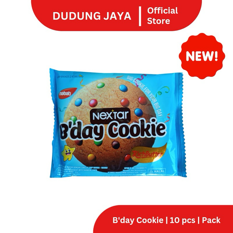 

NEXTAR B'DAY COOKIE BIG COOKIE ISI 10 PCS