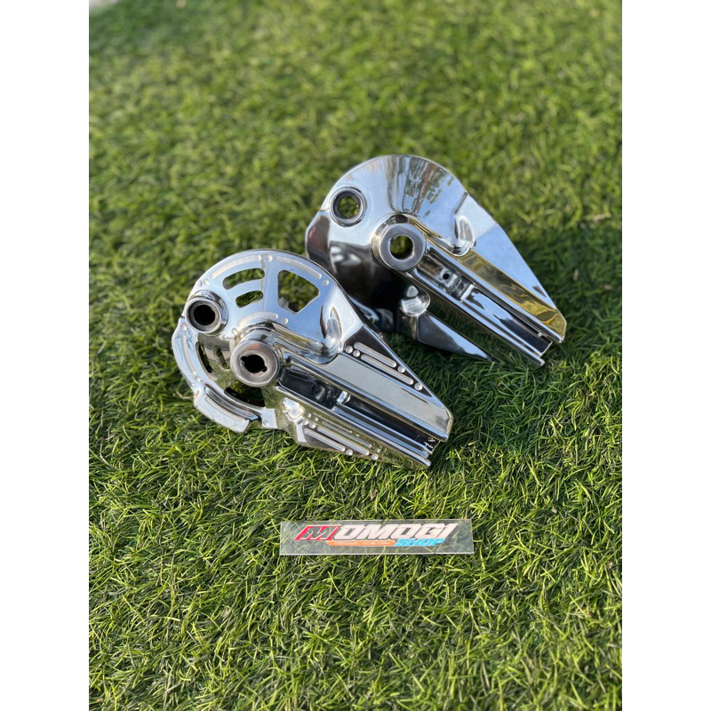 tutup kampas kharisma original krom poles coak motif pnp smash