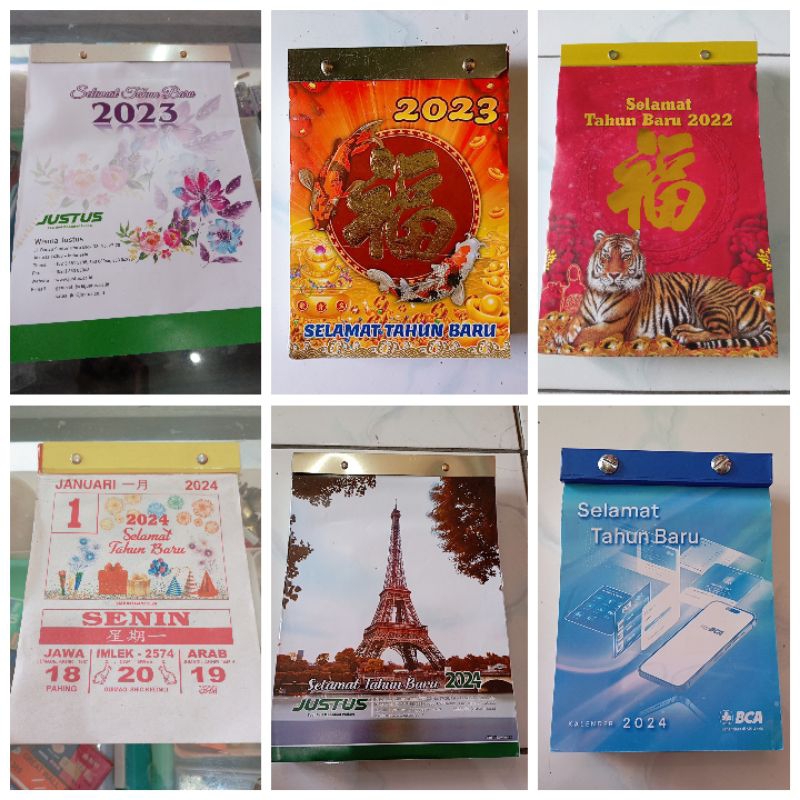 Kalender Harian Tahun 2022 2023 2024