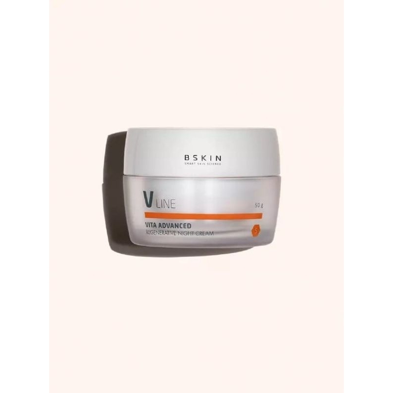 V LINE KRIM MALAM HARI V Line V5 BSKIN Vita Advanced - Regenerative Night Cream (50gr) Krim Malam