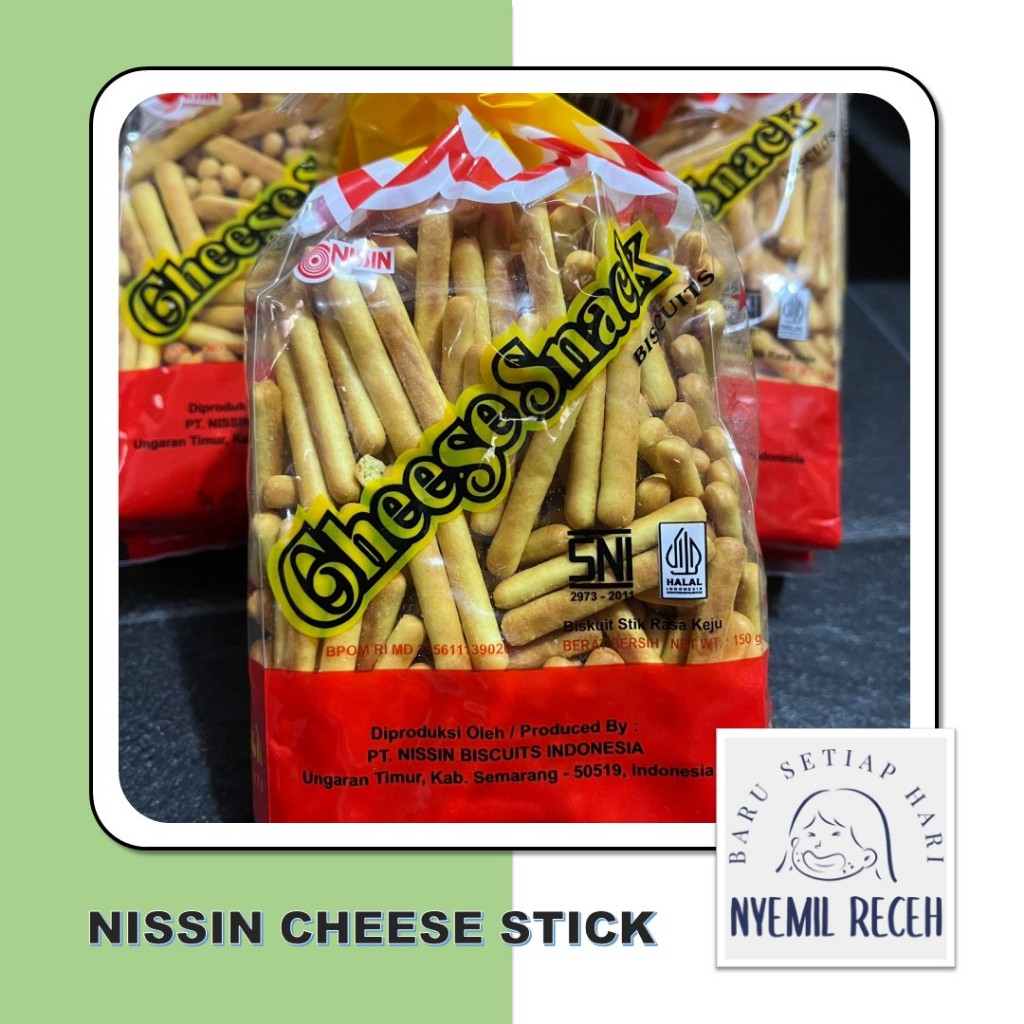 

Nissin Cheese Stick / Biskuit Keju ( 150gr )