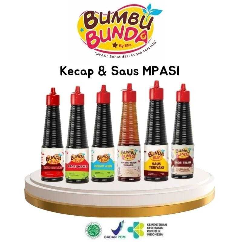 

Bumbu Bunda By Elia Kecap Saos Minyak Wijen Non MSG Non Pengawet