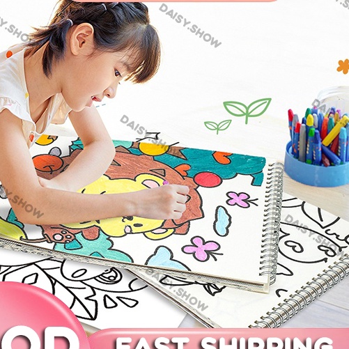 

KI3 31 lembar Lukis Melukis Anak Cat Air Buku Cat Mewarnai Watercolour Painting Buku Gambar Anak Lukisan