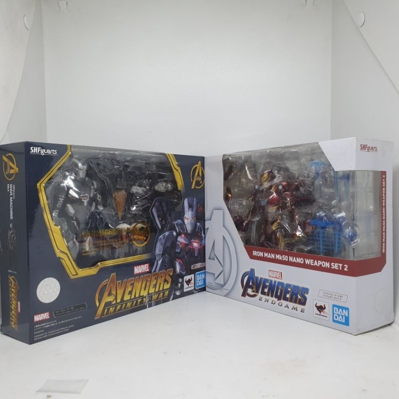 SHFiguarts SHF Marvel Iron Man Mark 50 Nano Weapon Set Tony Stark War Machine Mark 4 Avengers Infini