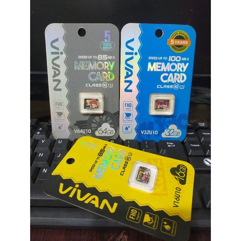 MMC Memori Card Vivan Micro SD Vivan Class 10 Original 16GB 32GB 64GB Bergaransi