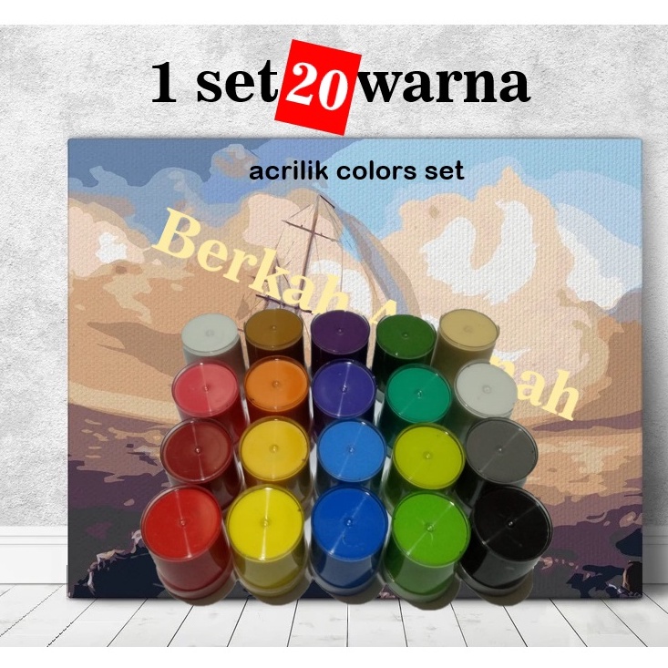 

Mega 1 set 2colors acrilik