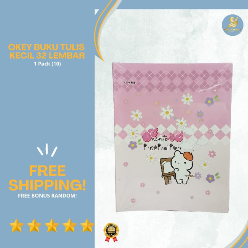 

OKEY Buku Tulis Kecil | 32 Lembar | 1Pack (10)