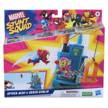 Avengers Marvel Spiderman Stunt Squad Mini Playset toys kingdom kidz kids station murah