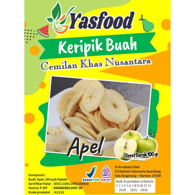 

Keripik Buah Apel Murah