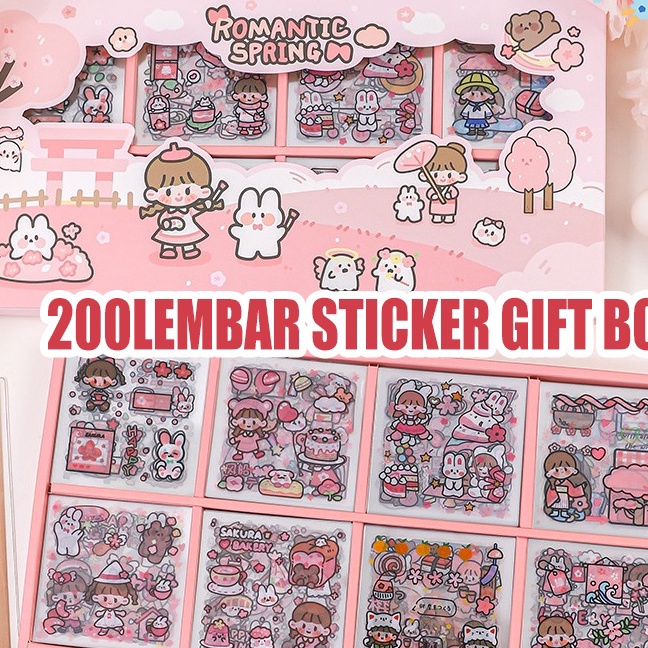 

KP8 2 Lembar Stiker PVC Motif Kartun Lucu Untuk Dekorasi Scrapbook