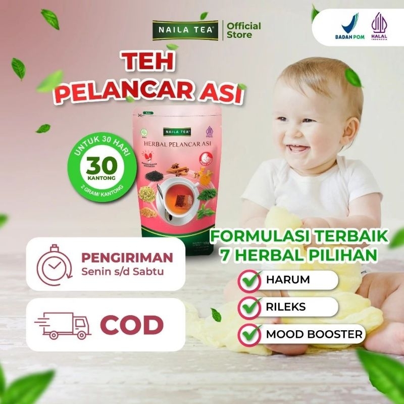 

Naila Tea Teh Herbal Asi Booster Pelancar Asi