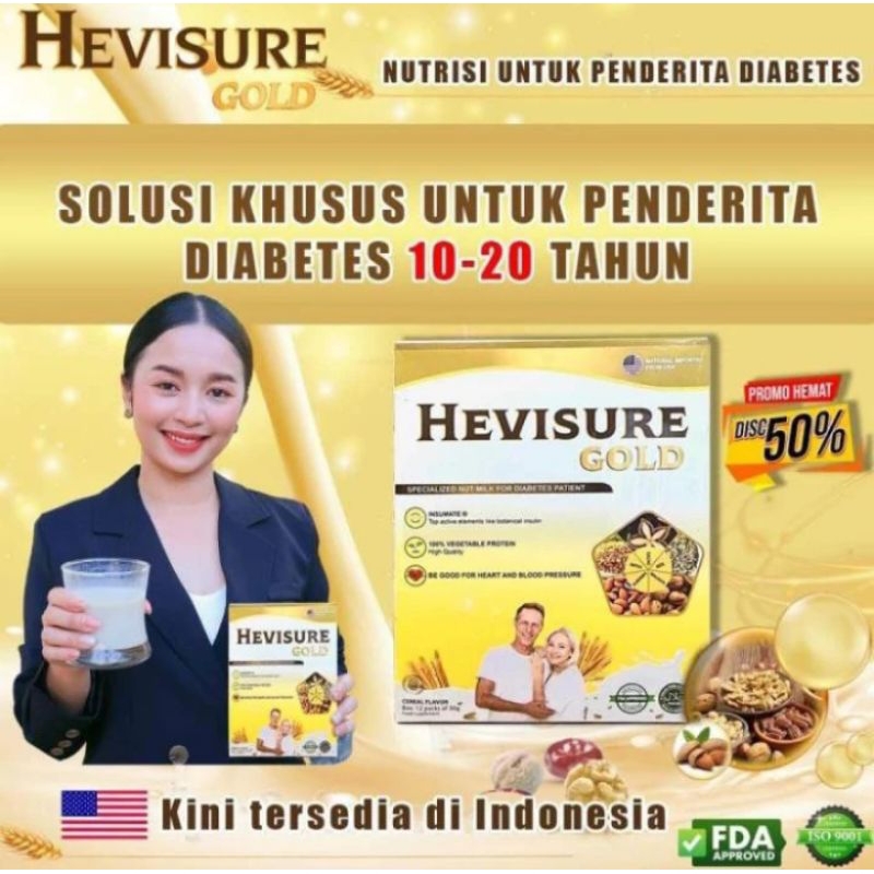 

Hevisure Gold Plus Milk Susu obat Diabetes & kencing manis