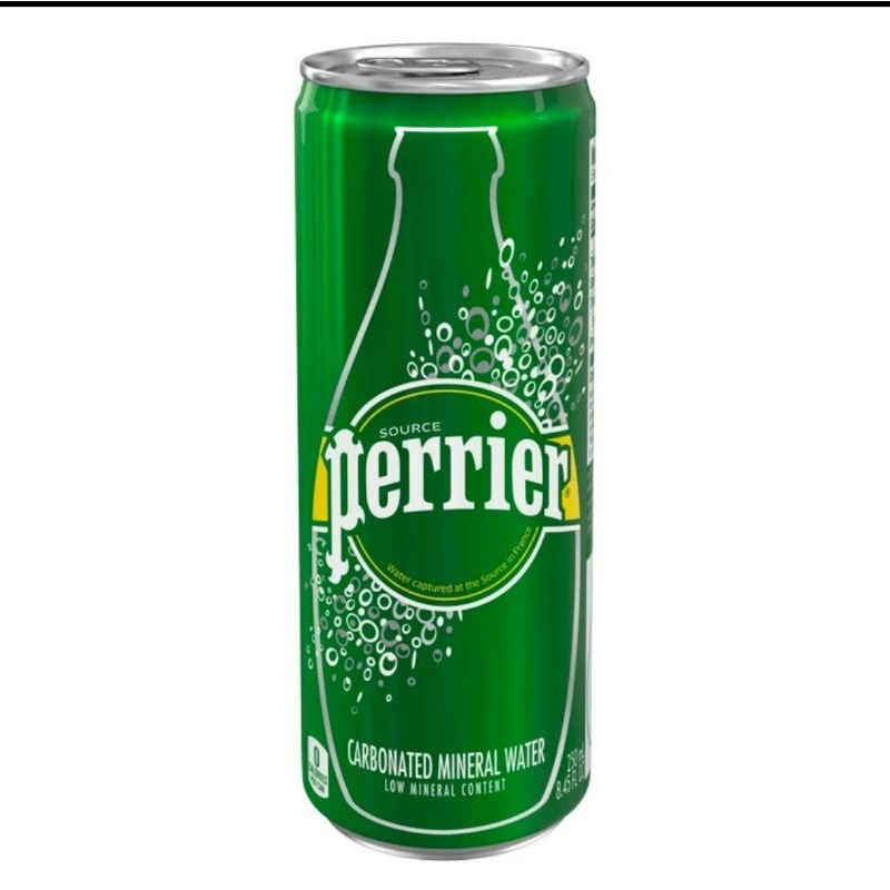 

PERRIER SPARKLING NATURAL MINERAL WATER 250ML X 30 CANS