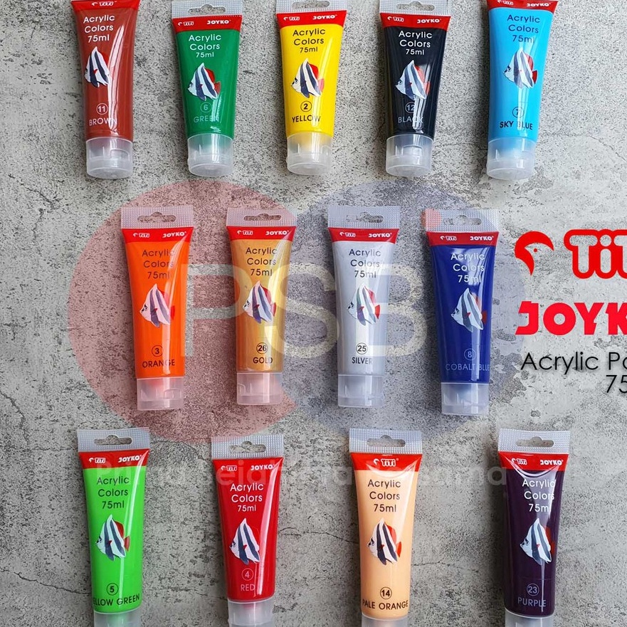 

Termurah Cat Akrilik Titi Joyko 75 ml Acrylic Paint Cat Akrilik 75 ml