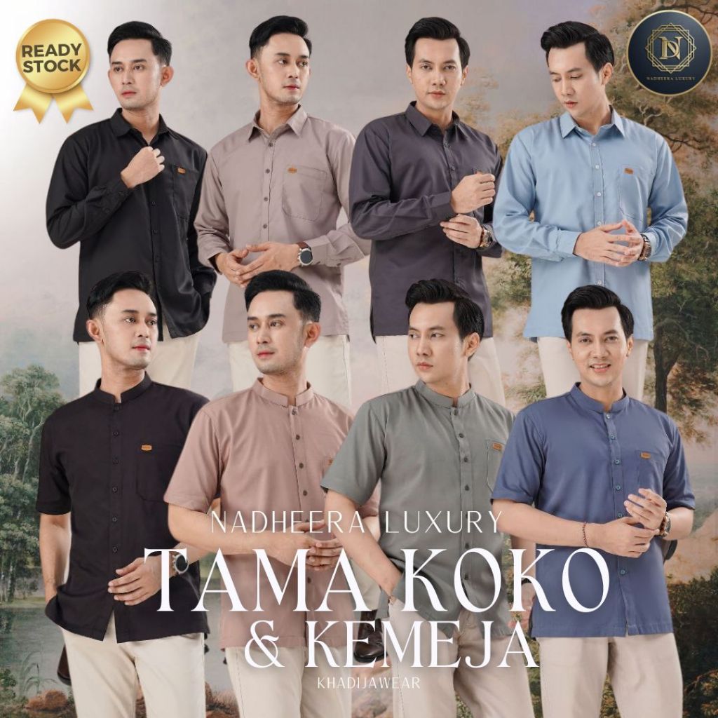 [BISA COD] TAMA KOKO SHIRT KEMEJA CITRA NADHEERA LUXURY BAJU PRIA