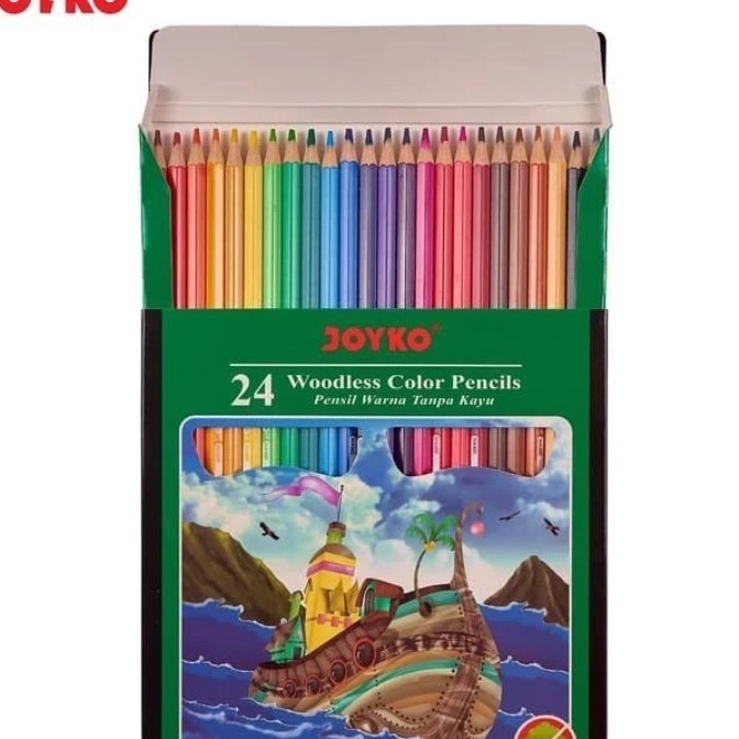 

berkualitas Pensil warna JOYKO 24 warna 14