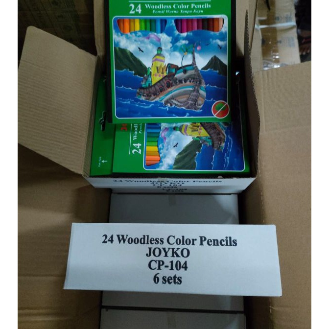 

Gila 24 warna panjang Joyko pensil warna CP14