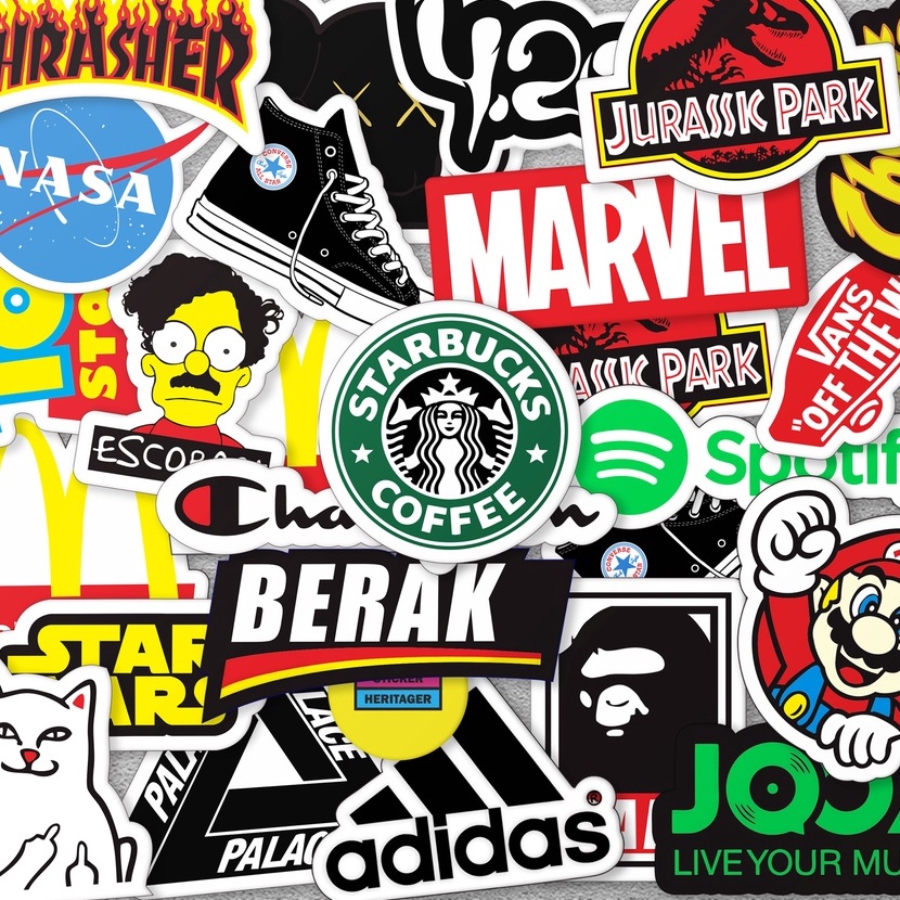

Super Stiker Aesthetic LAPTOP Pack Series STIKER TUMBLER STIKER LAPTOP
