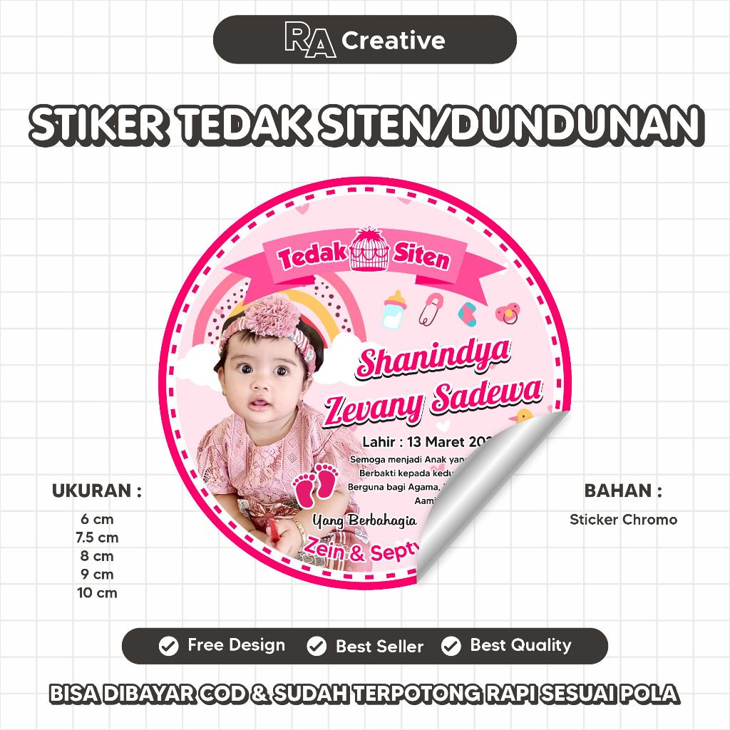Stiker Dundunan / Stiker Tedak Siten