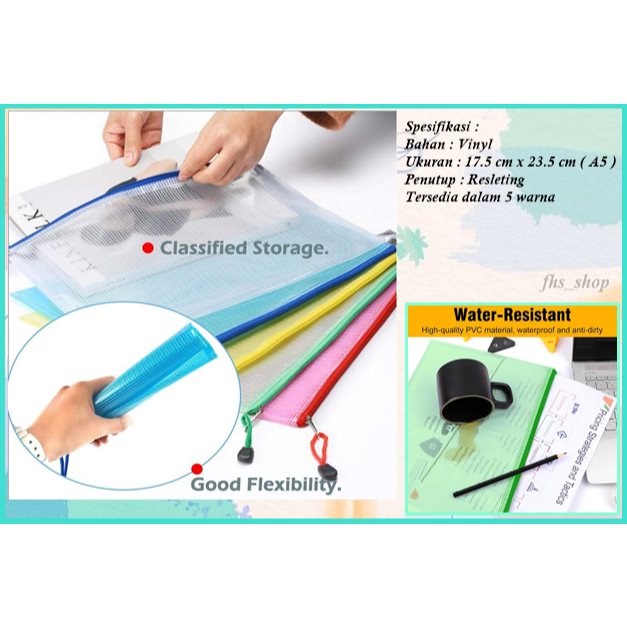 

Tempat Pensil Mesh Tas Dokumen A5 Tempat Pensil Aesthetic Tepak Pensil Mesh Tempat Dokumen Jaring