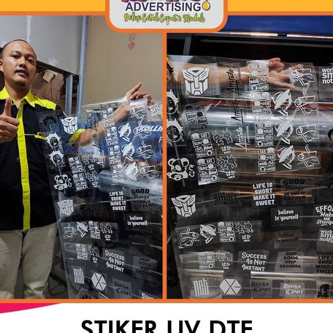 

FG2 UV DTF Stiker Decal UV Cutting Stiker Thumbler