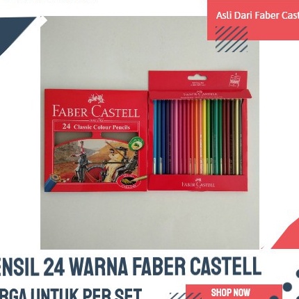 

Spesial Pensil warna faber castell 24 PANJANG