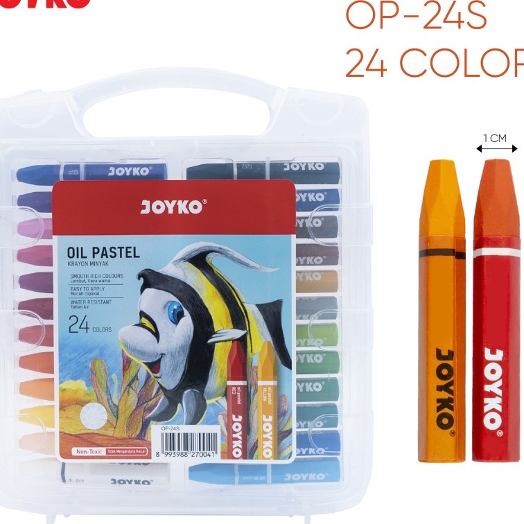 

KP8 Krayon Crayon Joyko 24 Oil Pastels TIP24S