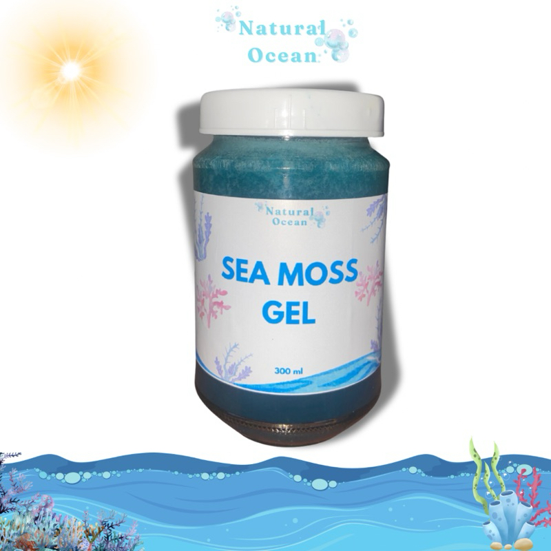 

SEA MOSS GEL 300ML NATURAL OCEAN SEAMOSS NATURALOCEAN RUMPUT LAUT BUTTERFLY PEA