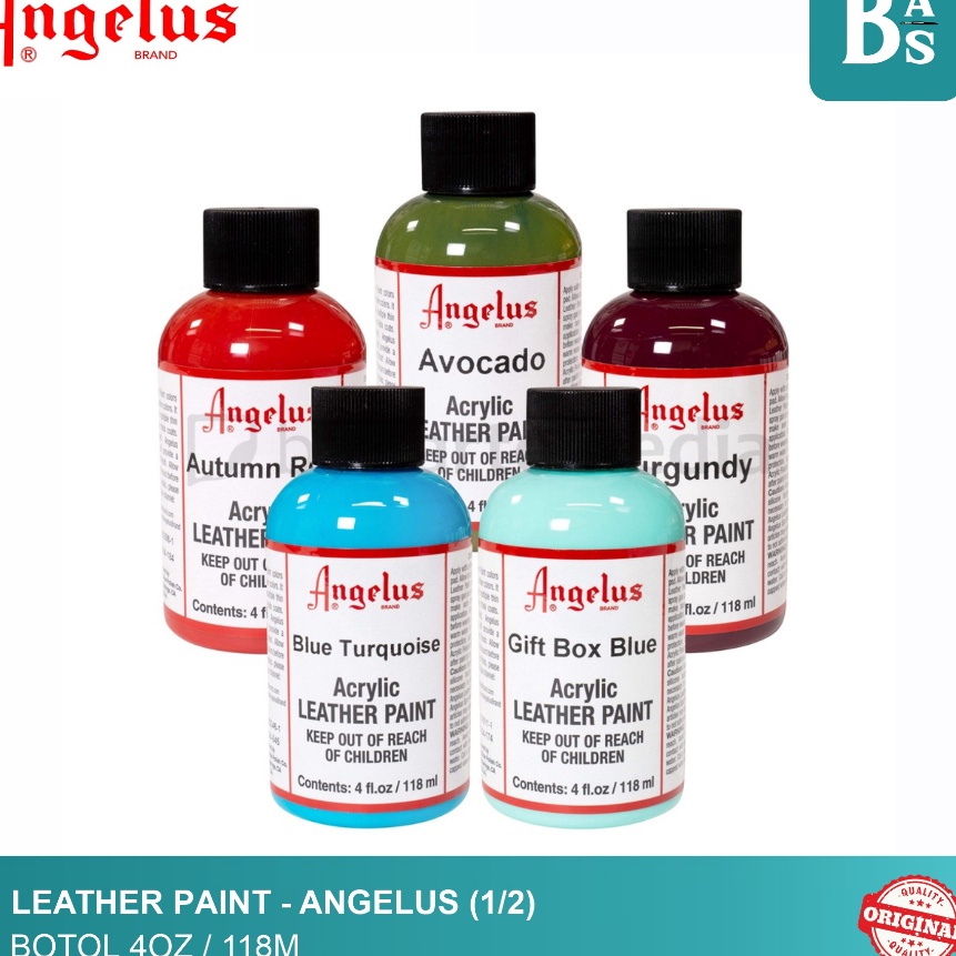 

KP8 Angelus Acrylic Leather Paint Cat Akrilik Kulit dari Angelus 1 Orinal tersedia Ukuran 4oz 118ml Peralatan Melukis dari BAS Bali Art Supplies Jaka part 12