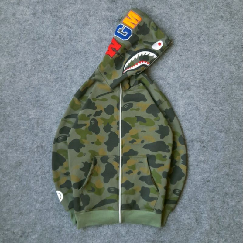 HOODIE ZIPPER BAPE IJO CAMO MIRROR 1:1