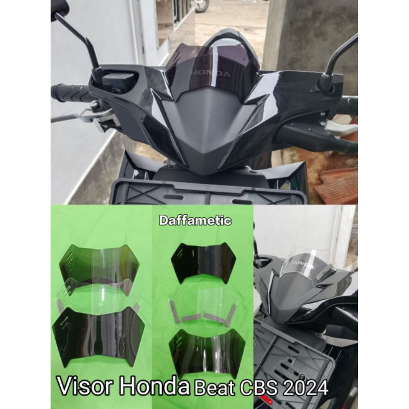 Visor Honda Beat CBS 2024 Winshiled Honda Beat CBS