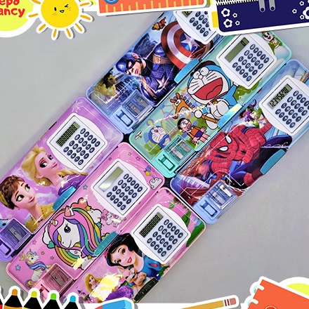 

DISKON MENGEJUTKAN Kotak Pensil Tutup Magnet 2 Sisi Rautan Kalkulator LPY666 Tempat Pensil Tepak Pensil Pencil Case Box Pen Boks Pensil
