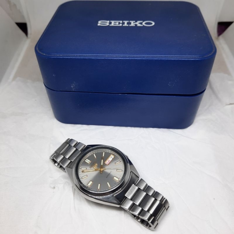 Seiko 5 Automatic SNXS75K1 Grey Abu-abu Sunbrust Dial SNXS75 7S26-0480 Not SNXS77 SNXS73 SNXS75