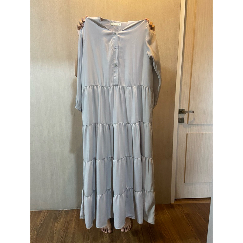 Gamis dress merk Sistrside ukuran XL preloved bekas