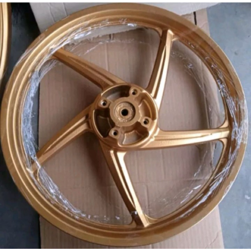 velg supra x125 doble disk/blade new repaint gold