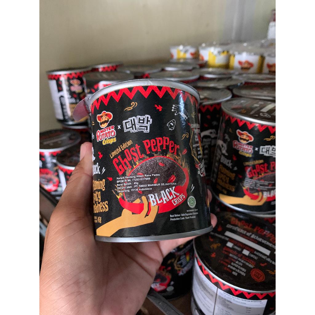 

SUPER PEDAS! READY GHOST PEPPER MR POTATO 35gr dan PRINGLESS 42gr