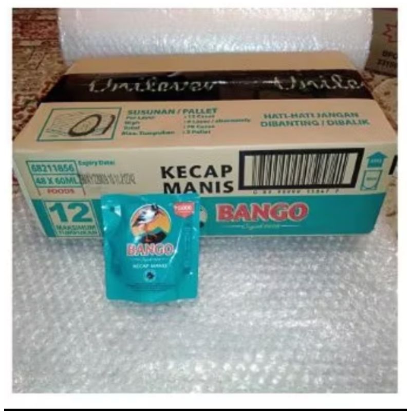 

promo kecap manis Bango 60 ml 1 karton isi 48 pcs