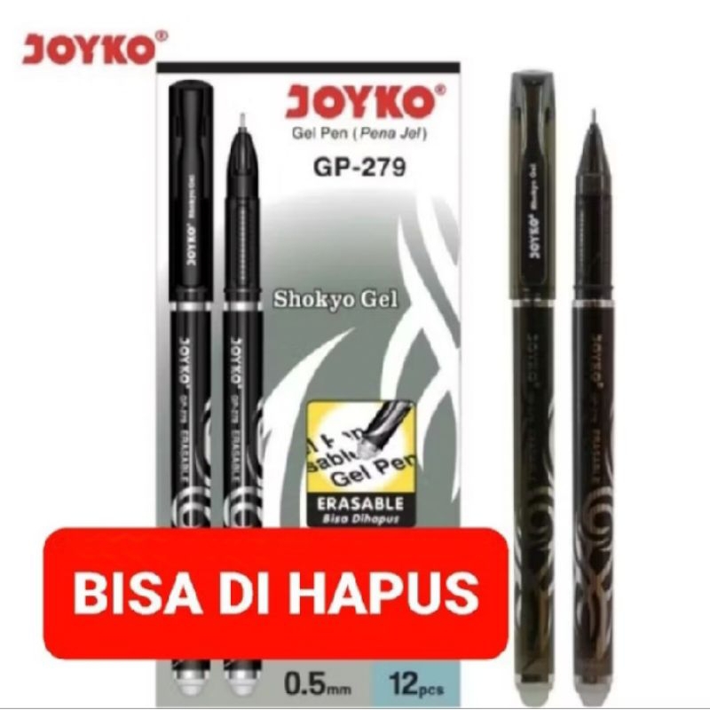 

Bulpoin Bisa Dihapus JOYKO Shokyo GP-279 Pulpen Joyko Erasable Gel Pen Murah keren.